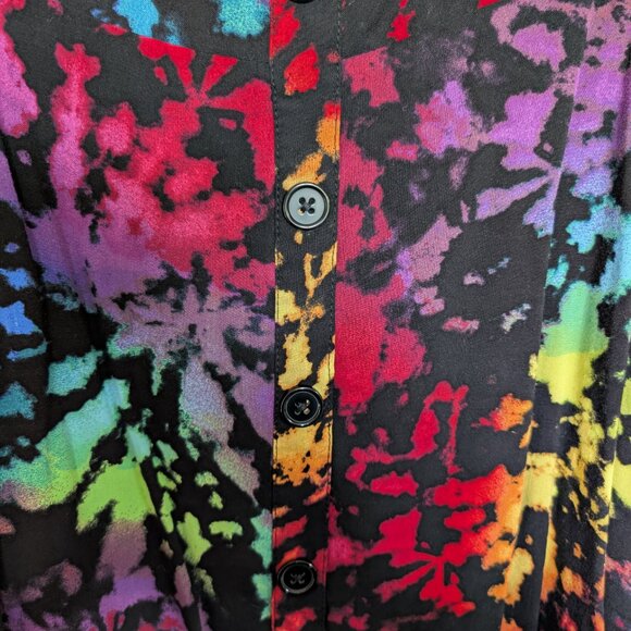 TORRID Midi Challis Button-Front Skirt SIZE 3 - Picture 2 of 3